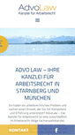 Mobile Screenshot of advo-law.de